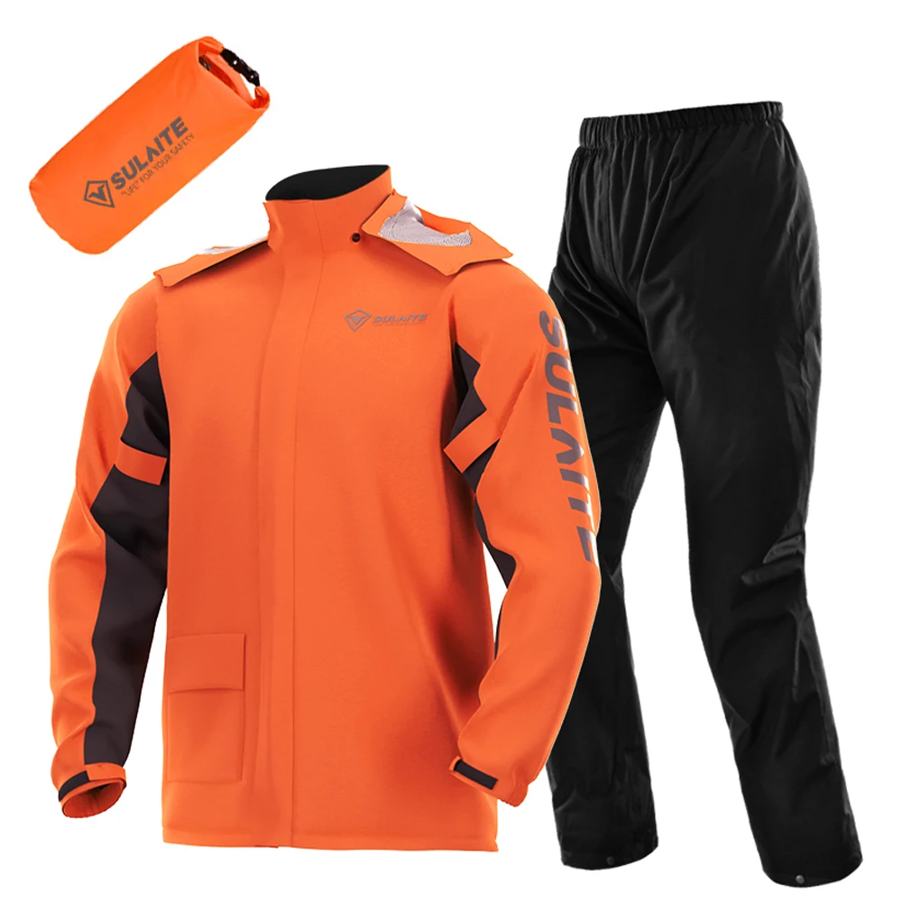 Motorcycle Rain Suit - Motosiklet Yağmurluk Takımı Hafif Sürüş Yağmurluğu