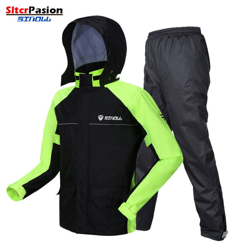 Motorcycle Rain Suit - Motosiklet Erkek Yağmurluk Su Geçirmez Sürüş