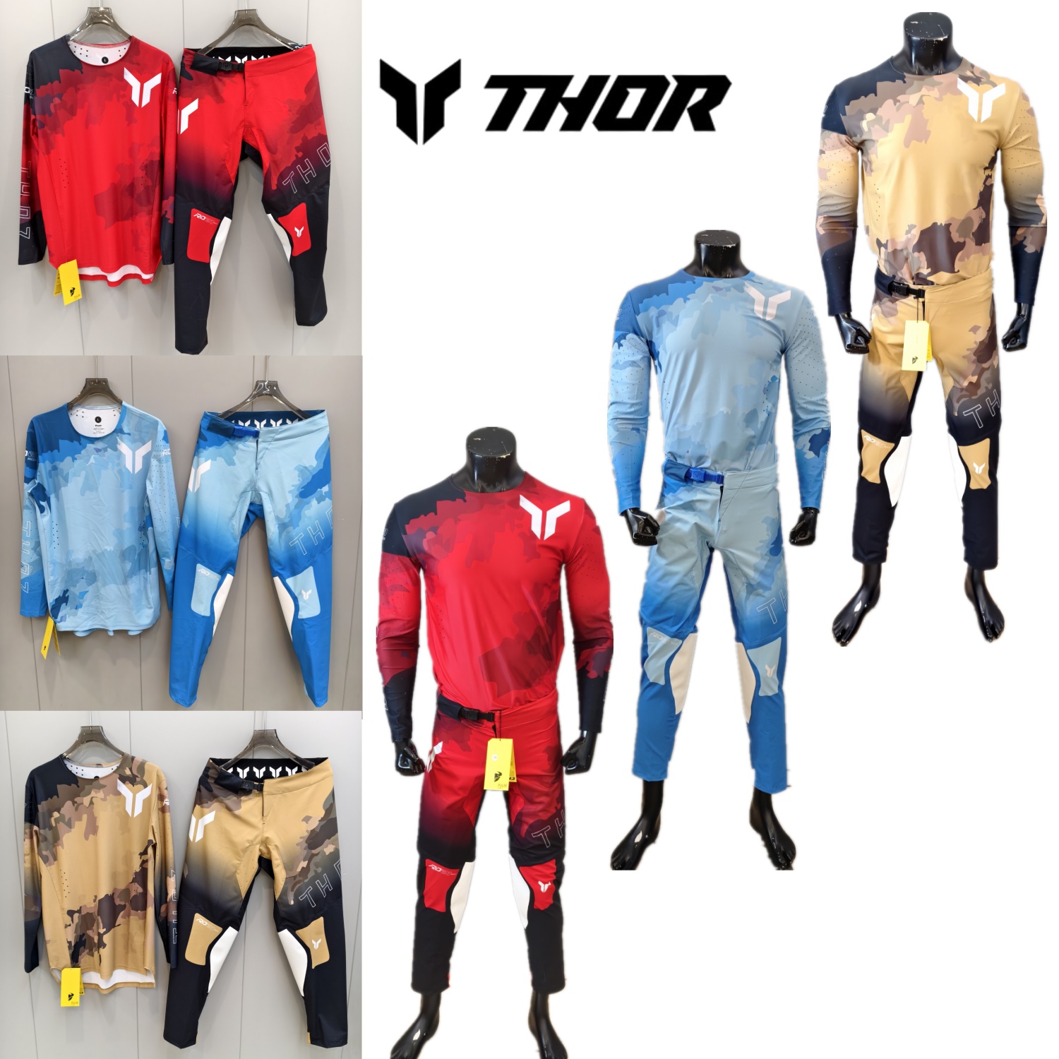 Motorcycle Gear Outfit - THOR Motocross Ekipman Seti MX Off